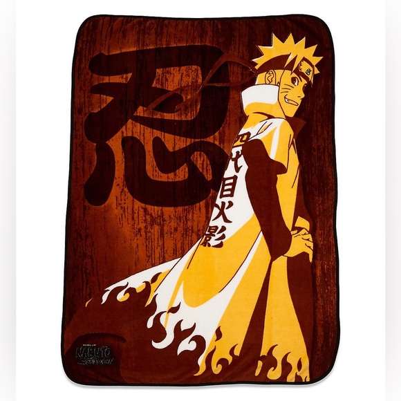 Naruto Other - Naruto: Shippuden Fleece Blanket- New